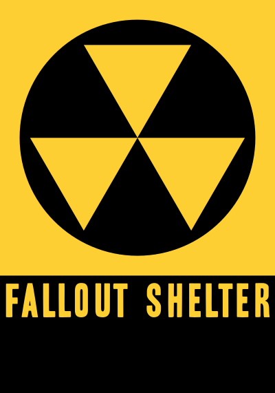 united states fallout shelter sign