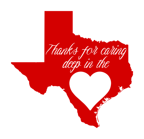 thanks for caring deep in the heart of texas