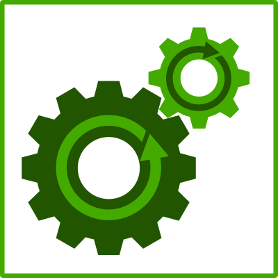 eco green recyling work icon