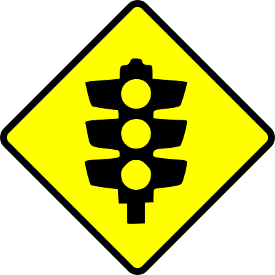 Leomarc caution traffic lights