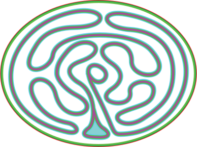 labyrinth hand drawn by taylor v21