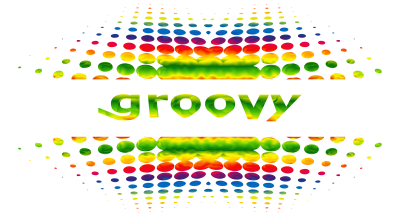 halftone groovy rainbow