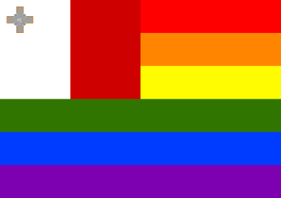 Rainbow Flag Malta