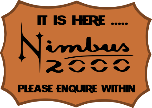 nimbus 2000 sign