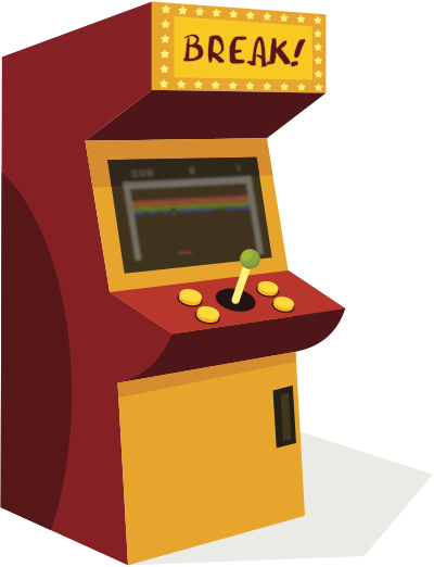 arcade machine breakout