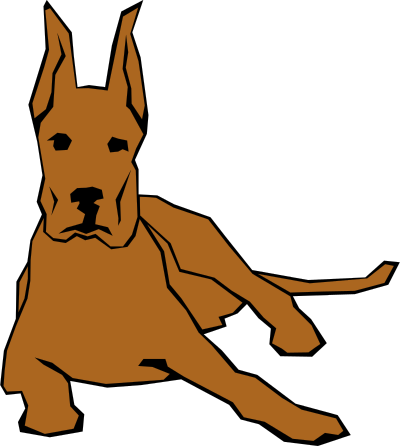 Dog Simple Drawing 8