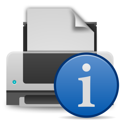 matt icons printer info