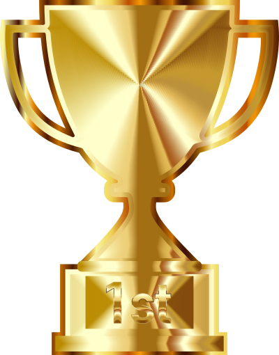 first place trophy gold