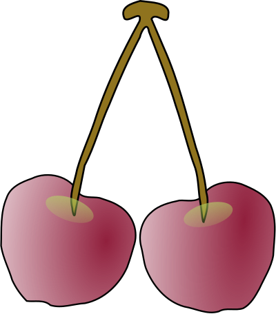 a pair of cherries