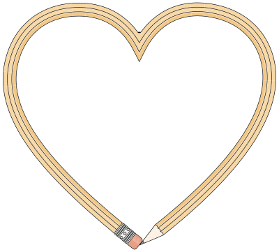 Pencil Heart
