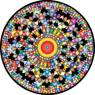 mandala by kaylinart vectorized prismatic