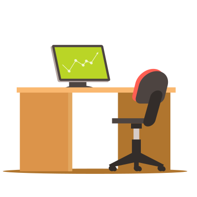 chair table computer