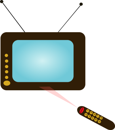 tv with remote