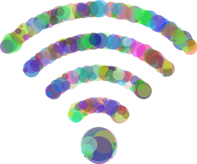 wifi signal circles