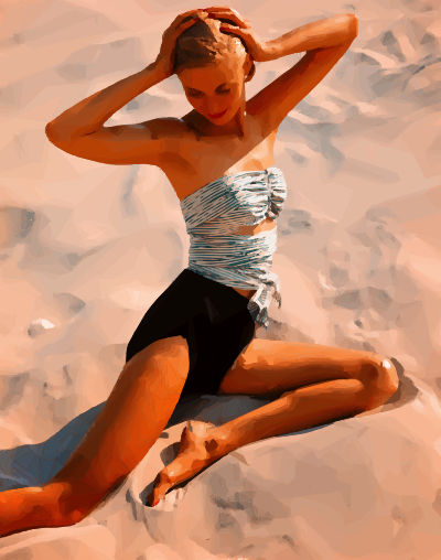 beachgirl 1948 of loc