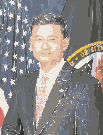 Eric Shinseki official Veterans Affairs Portrait Colorized
