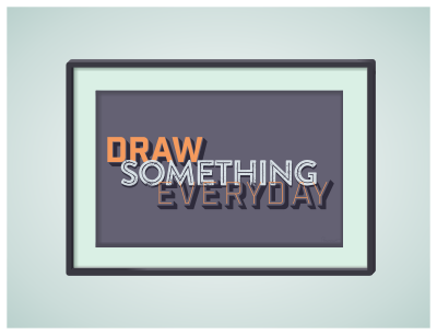 Draw Something Everyday OC bw