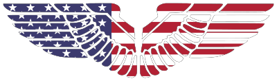 American Eagle Wings With Stroke