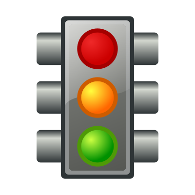 Traffic light icon