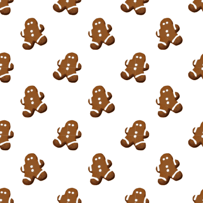 gingerbread seamless pattern