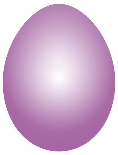 Plum Easter Egg