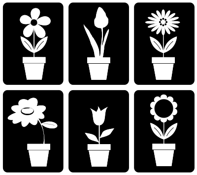 Potted Flowers Icons
