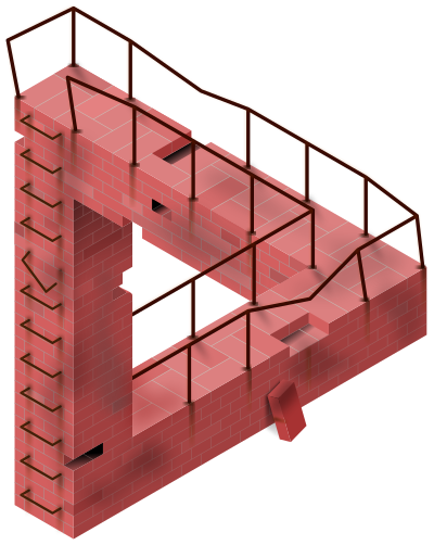 impossible brick triangle