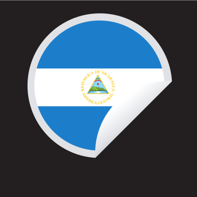 1618137423nicaragua flag sticker symbol