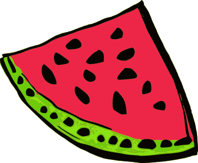 watermelon abstract art