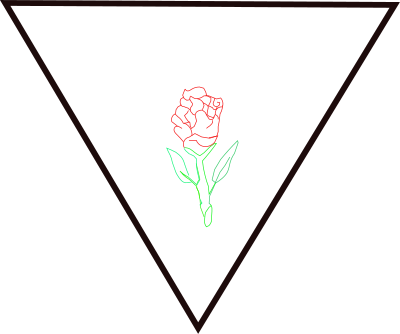 esquema de rosa en triangulo