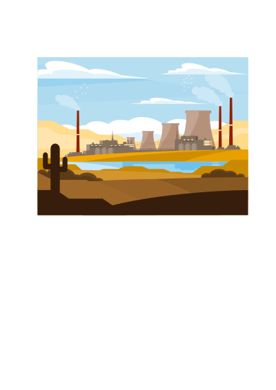 power plant in the desert