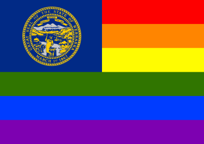 Rainbow Flag Nebraska