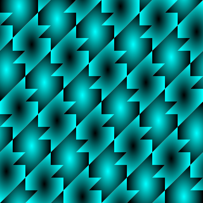 video game tessellation art