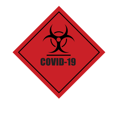 warning covid 19 symbol 1