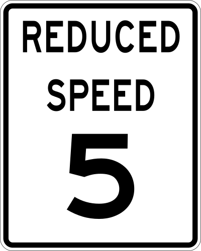 Reduced Speed