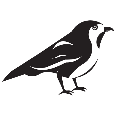 sparrow silhouette