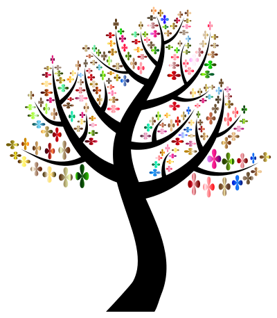 Prismatic Simple Clovers Tree