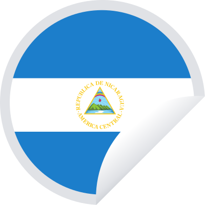 nicaragua flag sticker