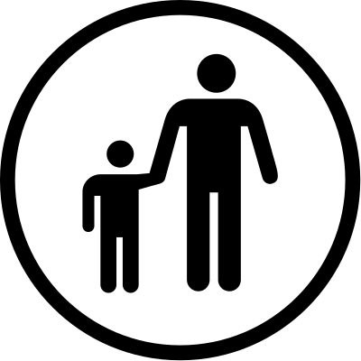 child with adult