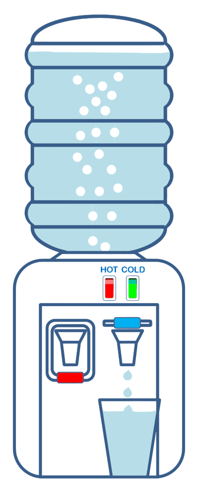 Water Cooler Illustration