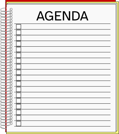 agenda blank
