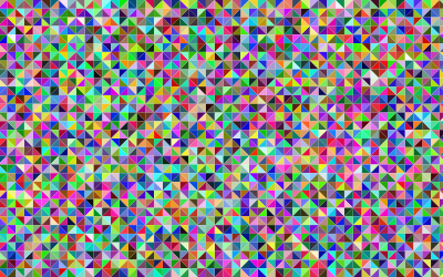 colorful triangular geometric pattern