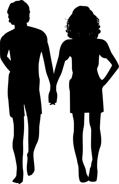 couple silhouette 37