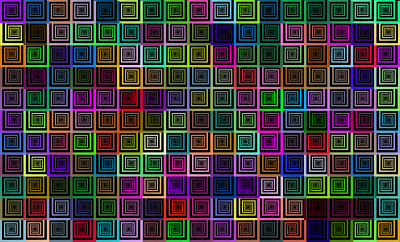Prismatic Hypnotic Pattern