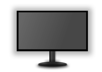 LED Monitor grey screen