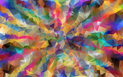 colorful low poly wallpaper proper