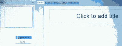 Libreoffice new slide with right click