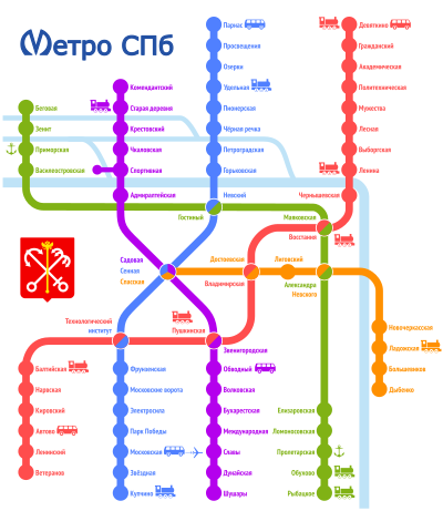 saint petersburg metro map 2022