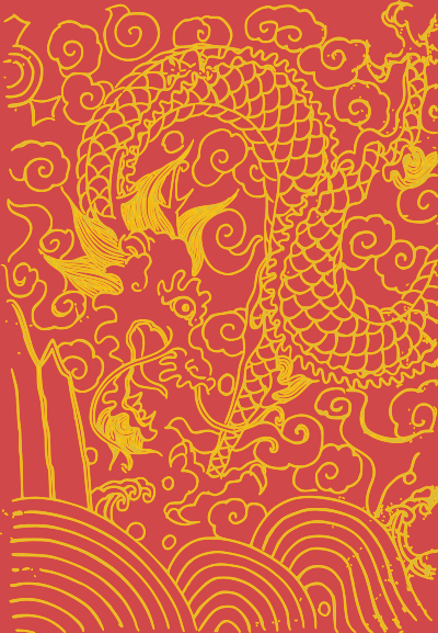 asian dragon color