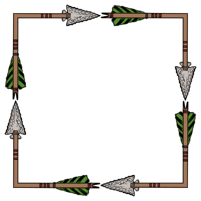arrow frame 2color